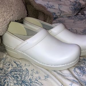 White Dansko Clogs